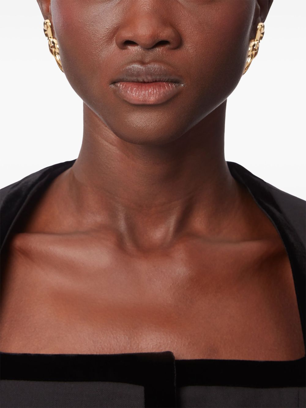 Nina Ricci Bow polished-finish earrings