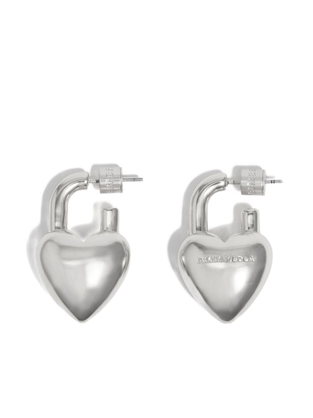 Bimba y Lola heart-padlock earrings