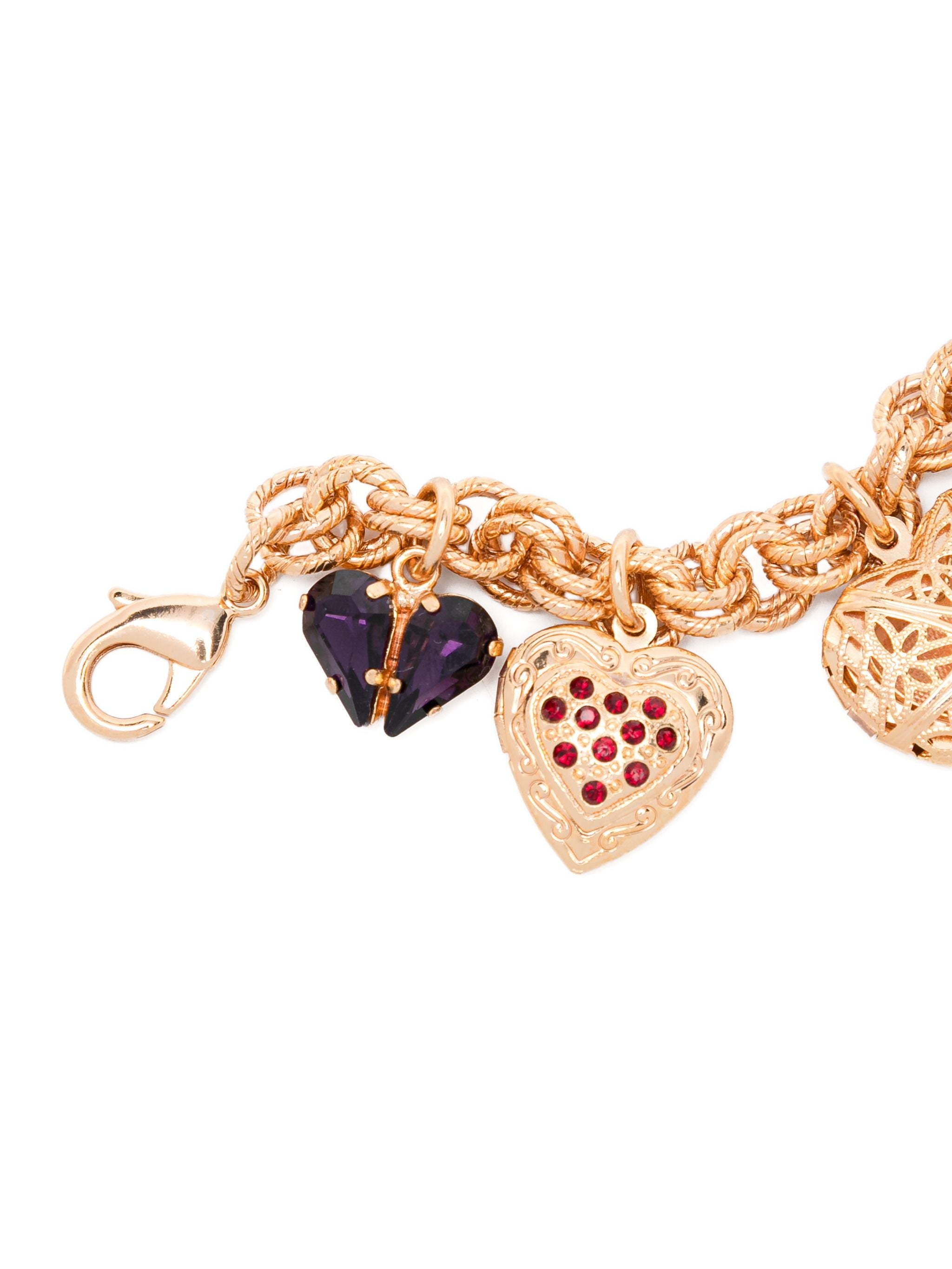BLAKLACE heart charm bracelet